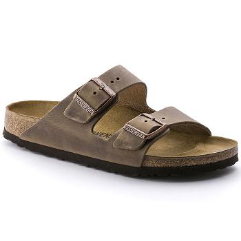 Arizona Birkenstock Oiled Kozene Damske Hnede | SK 41BEX